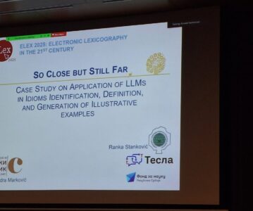 Konferencija „eLex 2025: electronic lexicography in the 21st century – Intelligent Lexicography“